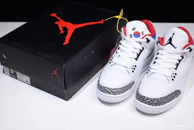 One Kick Jordan 3 Seoul Korea Air AV8370-100 Retro 0814